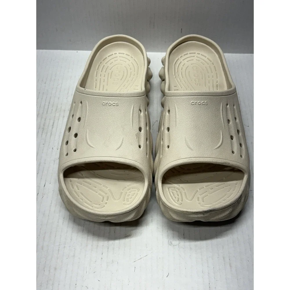 Crocs Echo Slide Beige Sandals Men's Size 13